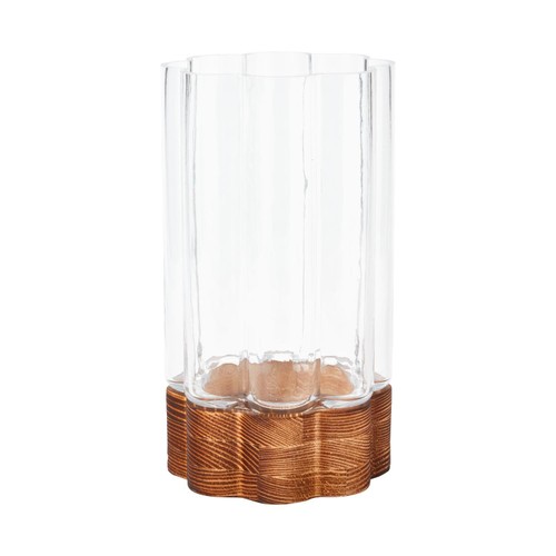 Nutmeg Home Flower Hurricane Vase