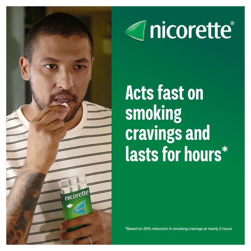 Nicorette Icy White 2mg Gum (Stop Smoking Aid)