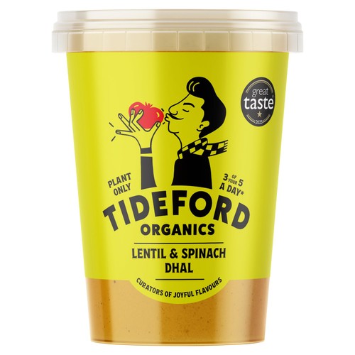 Tideford Organics Lentil & Spinach Dhal Soup 560g