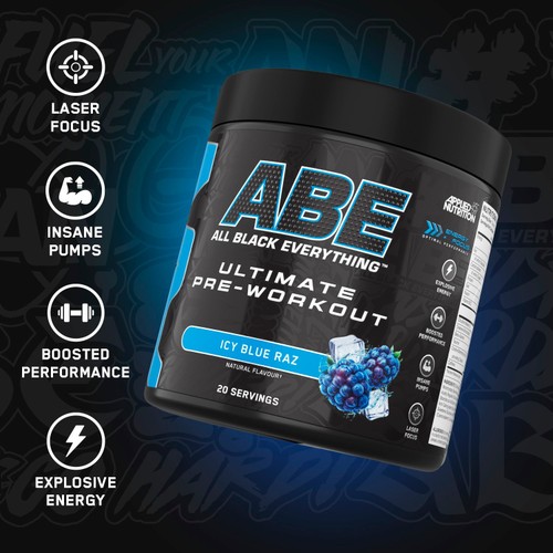 Applied Nutrition Ultimate Pre-Workout Icy Blue Raz 250g