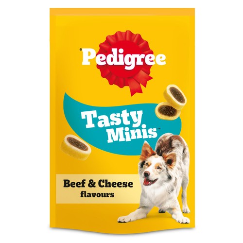 Pedigree Tasty Minis Adult Dog Treats Cheese & Beef Nibbles