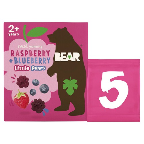 BEAR Paws Raspberry & Blueberry +12 Months