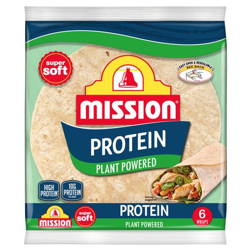 Mission Protein Tortilla Wraps 367g