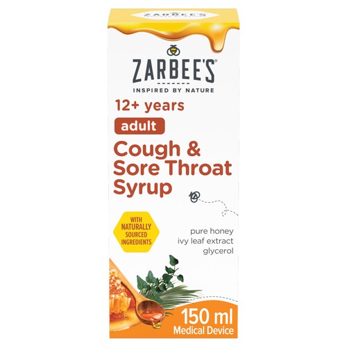 Zarbee's 12+ Adult Cough Syrup