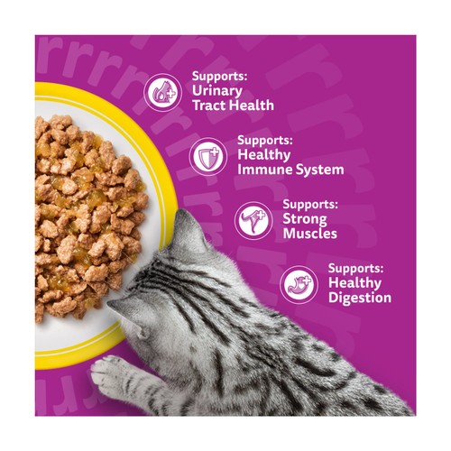 Whiskas Senior 11+ Poultry Feasts Wet Cat Food Pouches in Jelly 12 x 85g
