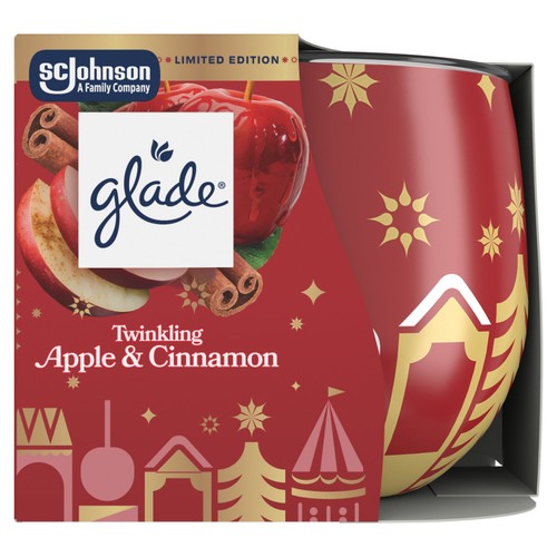 Glade Scented Candle Sleeved Warm Apple Pie 108g