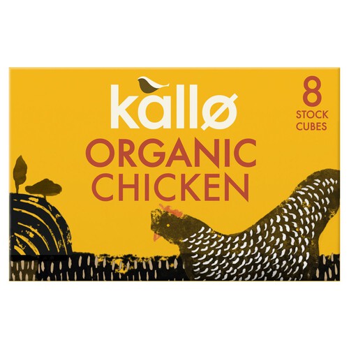 Kallo Organic Chicken Stock Cubes 8s