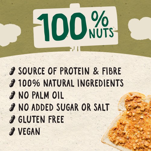Whole Earth 100% Crunchy Peanut Butter 1kg