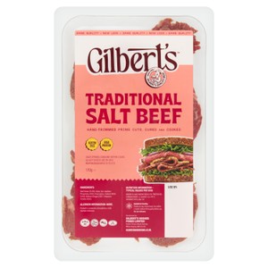 Gilbert's Kosher Foods Traditional Salt Beef 170g
