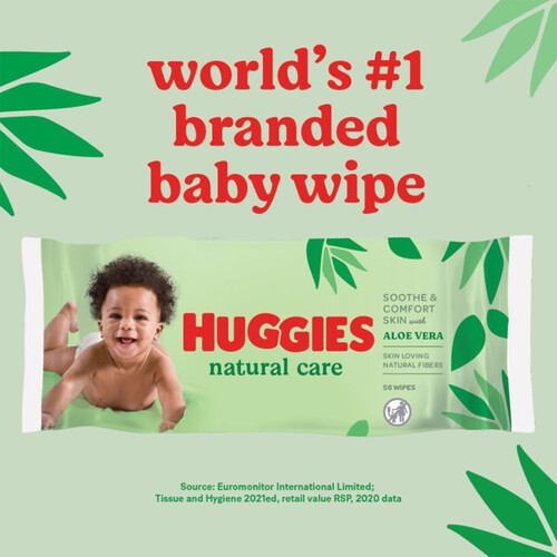 Huggies Natural Care Baby Wipe Single