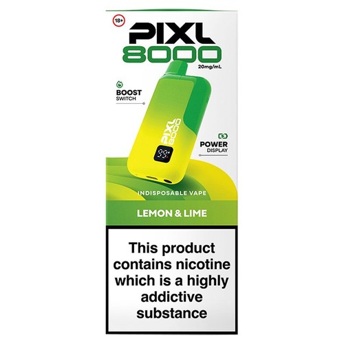 Pixl 8000 Lemon & Lime 20mg Kits