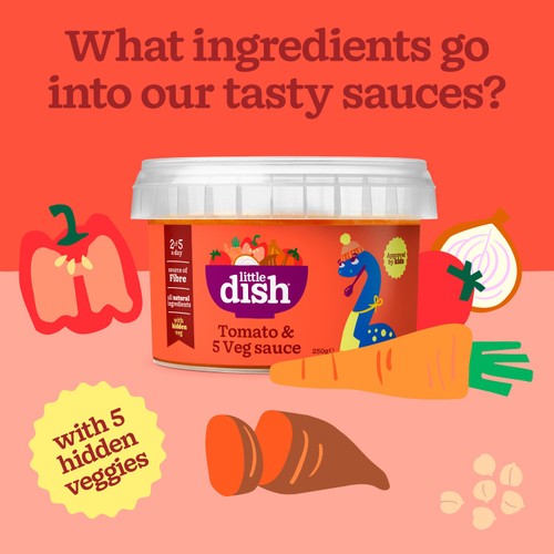 Little Dish Tomato & 5 Veg Sauce 250G