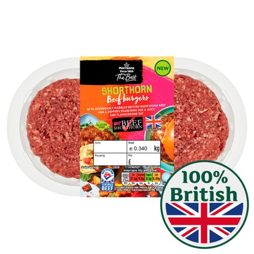 Morrisons The Best Shorthorn Burgers 