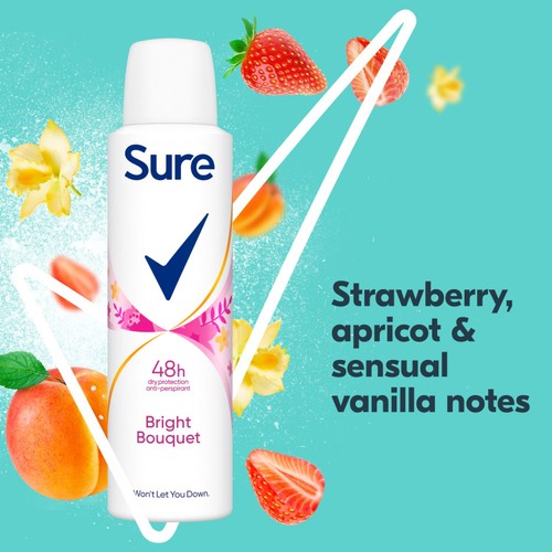 Sure Motion Sense Bright Bouquet Deodorant 150ml