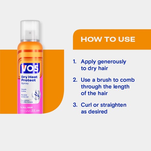 VO5 Dry Heat Protect Spray 200ml