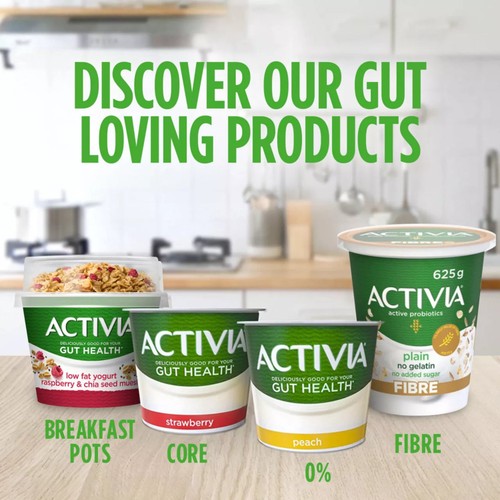 Activia Berries & Pineapple Fat Free Gut Health Fruit Yoghurt