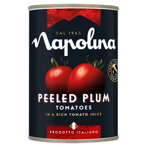 Napolina Peeled Plum Tomatoes in a Rich Tomato Juice  (400g)