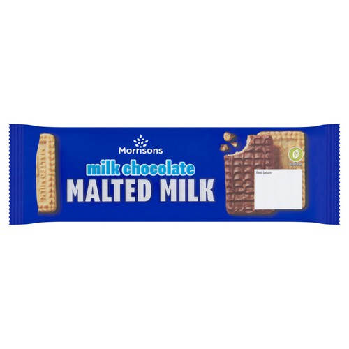 Morrisons Milk Chocolate Malted Milk Biscuits