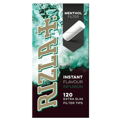 Rizla Menthol Extra Slim Tips 120s