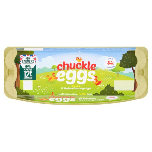 Chuckle Medium Free Range Eggs For Farmers