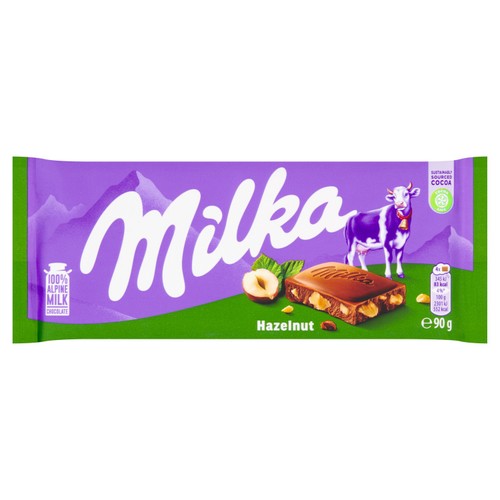 milk⭐ Milka Hazelnut Chocolate 90g - Morrisons Online Groceries & Offers