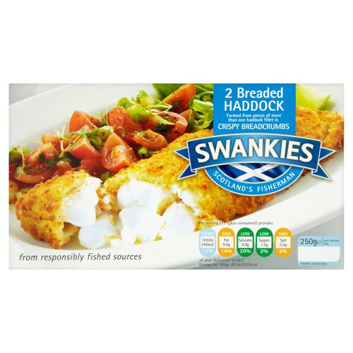 Swankies Breaded Haddock Frozen Fish