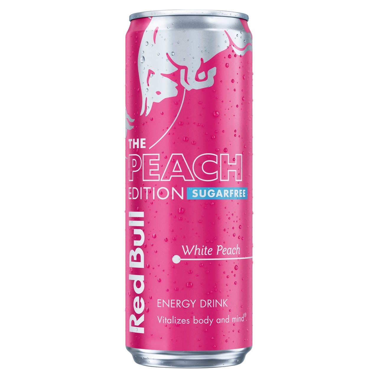 Red Bull Energy Drink Sugar Free Summer Edition White Peach 355ml