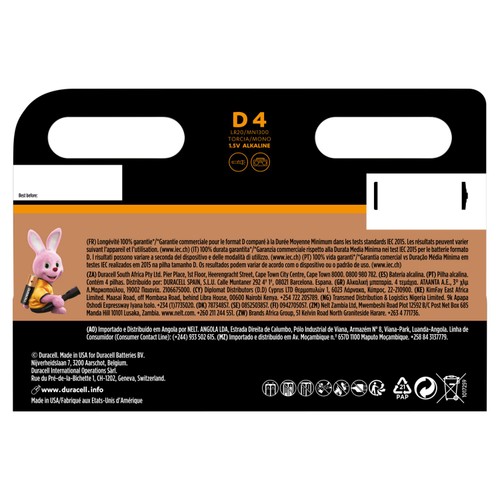 Duracell Plus D Batteries