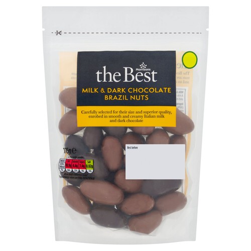 Morrisons The Best Milk & Dark Chocolate Brazil Nuts 