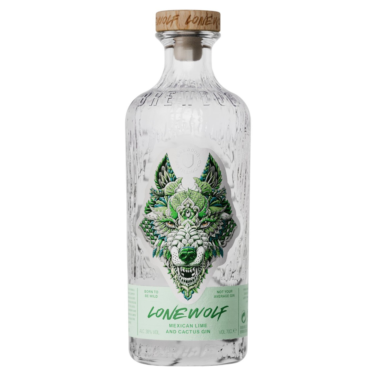 Lonewolf Mexican Lime & Cactus Gin 70CL