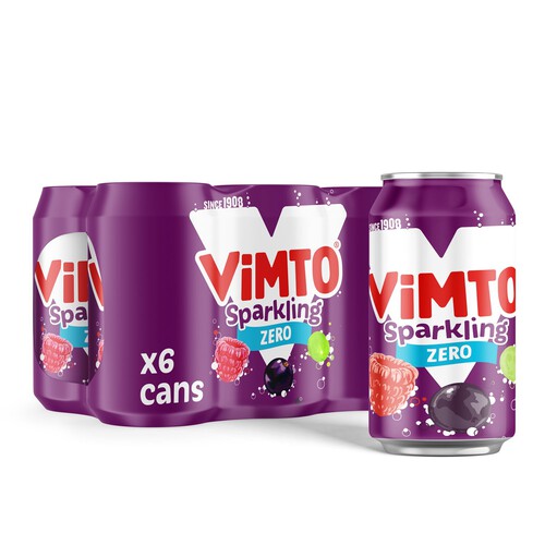 Vimto Fizzy No Added Sugar Cans