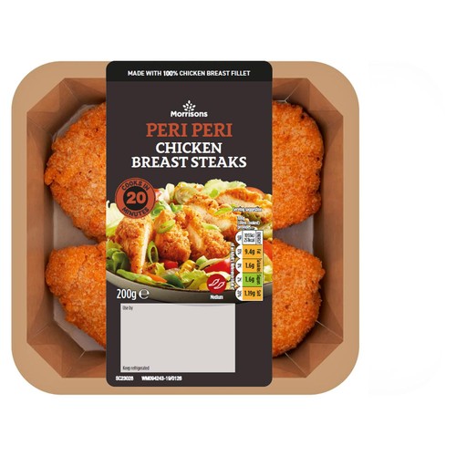Morrisons Peri Peri Chicken Breast Fillets 200g