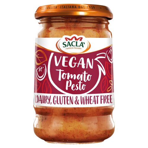 Sacla Vegan Tomato Pesto (Allergen Update)