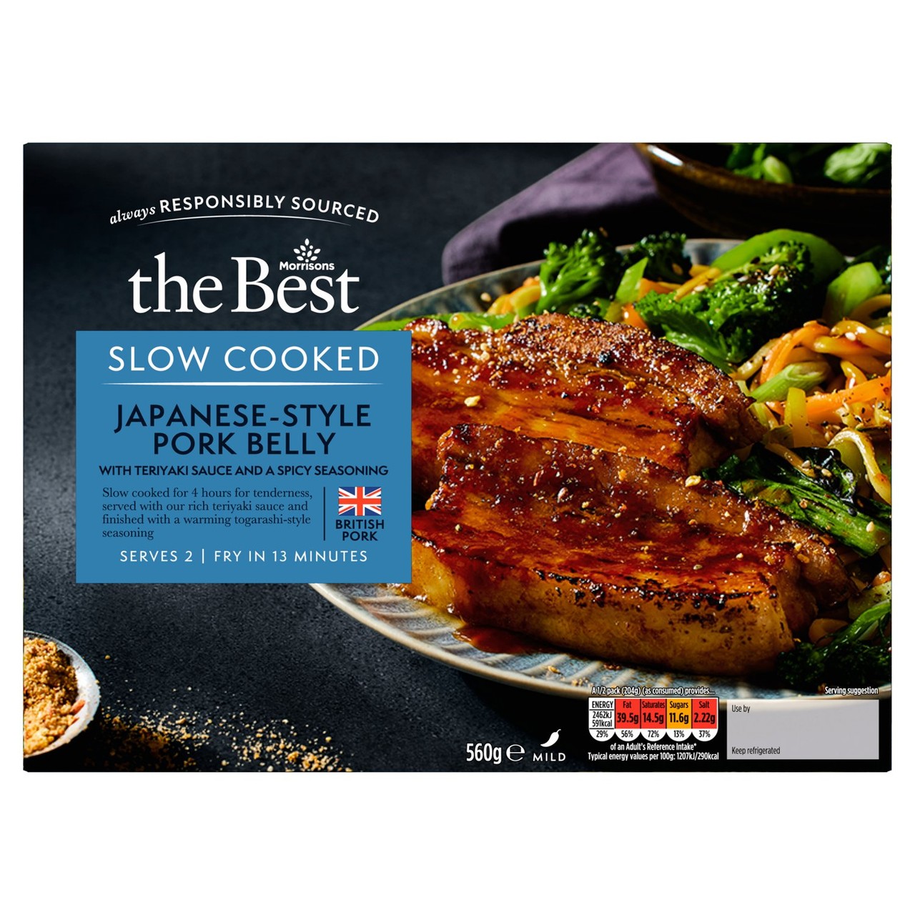 Morrisons The Best Japanese Style Pork Belly 560g