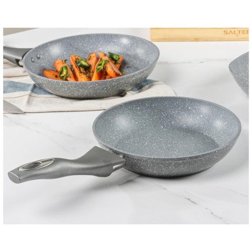 Salter Marblestone 20cm Frypan Grey