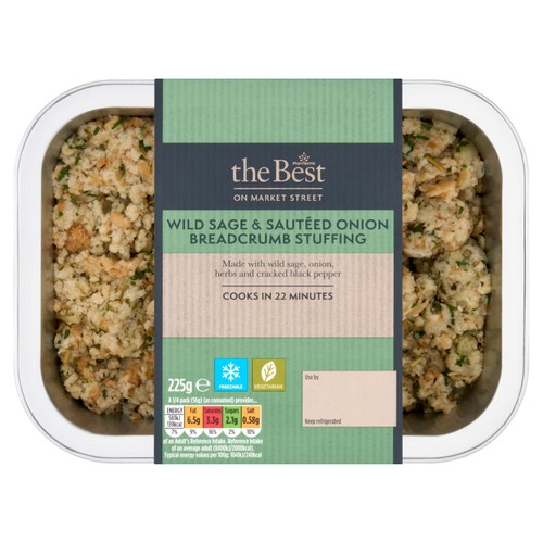 Morrisons The Best Wild Sage & Sauteed Onion Stuffing 225g