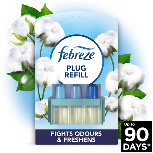 Febreze 3Volution Air Freshener Cotton Fresh Plug In Refill