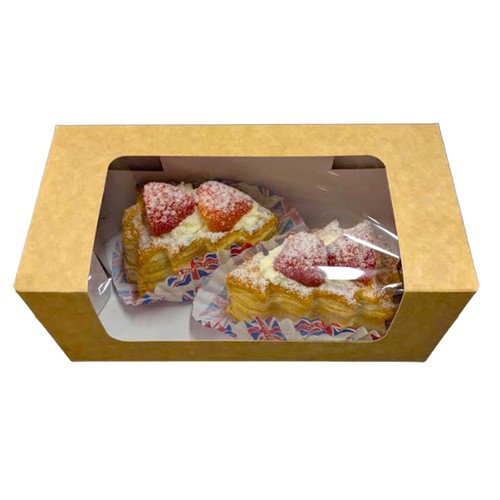 Morrisons Creme Patissiere 2 Christmas Trees With Strawberry