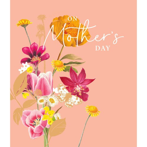 Bouquet On Mother's Day Card