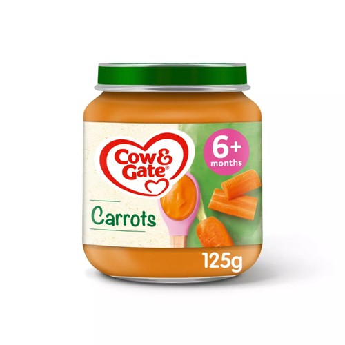 Cow & Gate Carrot Baby Food Snack Jar 6+ Months