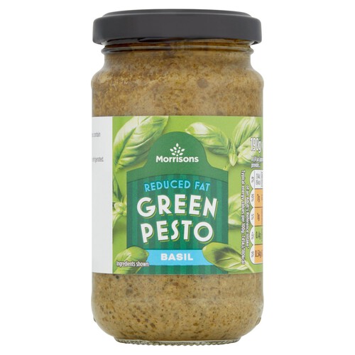 Morrisons Reduced Fat Basil Pesto