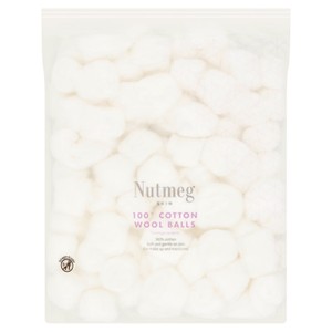 Nutmeg Pure Cotton Wool Balls