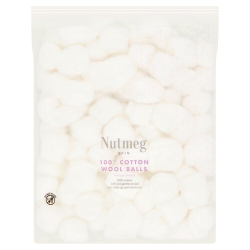 Nutmeg Pure Cotton Wool Balls