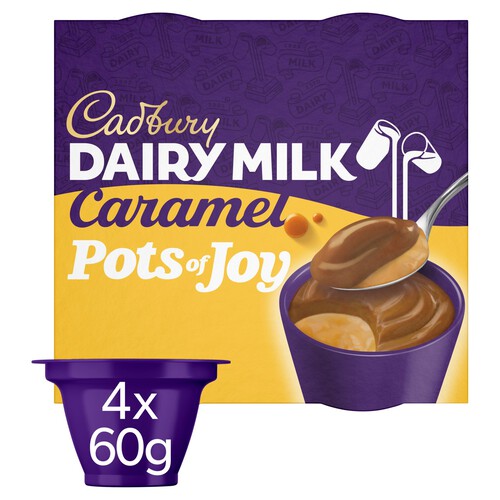 Cadbury Dairy Milk Pots of Joy Caramel Chocolate Dessert 