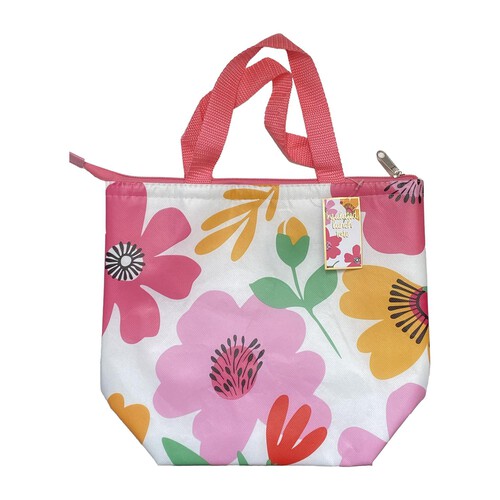 Nutmeg Home Floral Lunch Tote