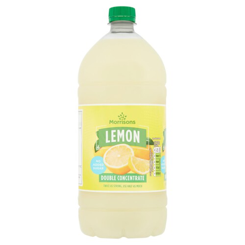 Morrisons No Added Sugar Lemon Concentrate Squash