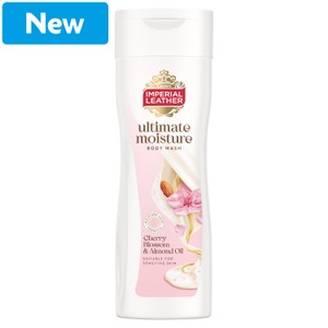 IMPERIAL LEATHER ULTIMATE MOISTURE CHERRY BLOSSOM & ALMOND OIL BODY WASH 450 ML