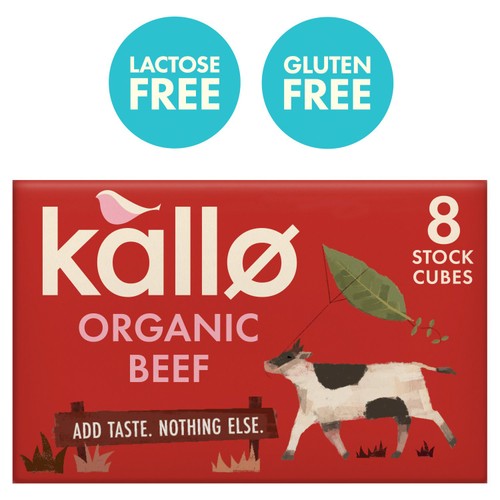 Kallo Organic Beef Stock 8 Cubes