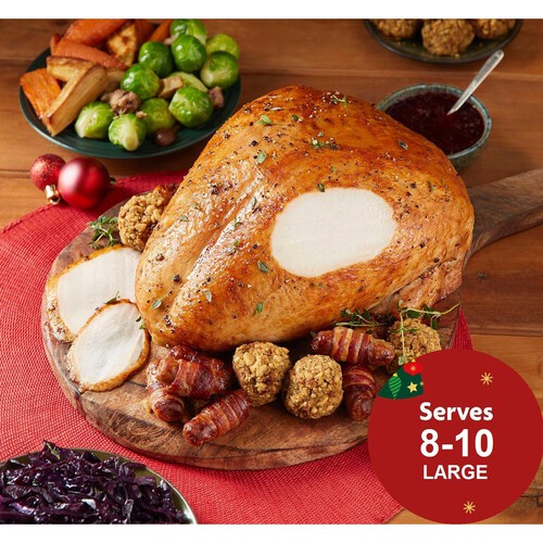 Morrisons Frozen Large Turkey Crown 2.4-2.8Kg