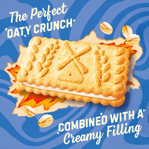McVitie'S Hobnobs Oaty Crunch Creams  100gMilk Flavour 100g